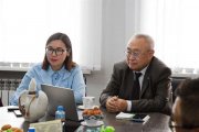 Фото 8 - В редакции республиканской газеты «Алтайдын Чолмоны» прошла встреча с Бронтоем Янговичем Бедюровым народным писателем Республики Алтай